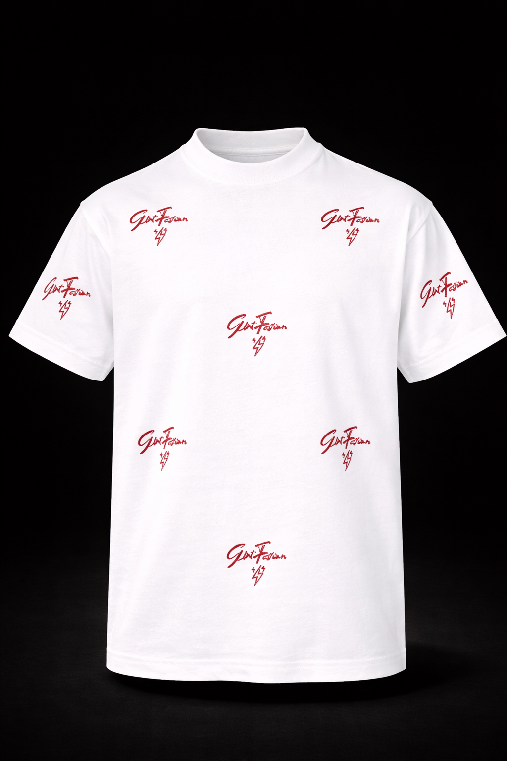 Mini Glint Fashion Rhinestone Round Neck (Short Sleeve)